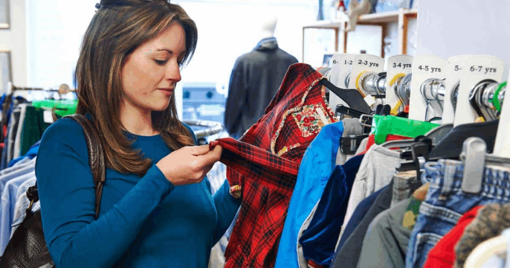 High quality thrift shopping tips for students - stylish thrift find at Stylerewind